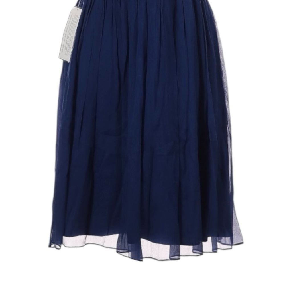J.Crew Selma Strapless Silk Taffeta Dress Navy Blue 6 Cocktail Bridesmaid NWT - Picture 5 of 12